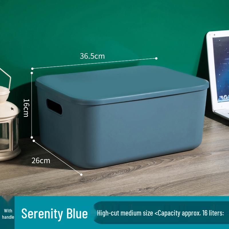 Colorful Macaron Storage Box Set - Dustproof Organizer for Bathroom, Bedroom, Cosmetics, Toys & More (5 Pieces)