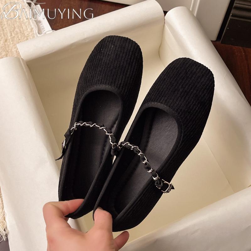 Women Square Toe Flats Loafers Shoes Casual New Summer Sandals 2025 Sport Woman Sneakers Walking Elegant Shallow Zapatos