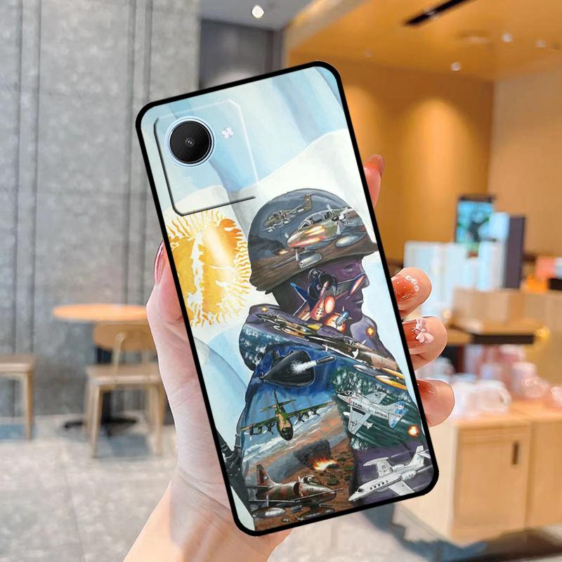 

Чехол с аргентинским флагом для Realme C55 C33 C31 C35 C30 C11 C15 C25s C21Y GT Neo 5 3T 2T 8 9 10 11 Pro Plus Realme 10 Pro Plus