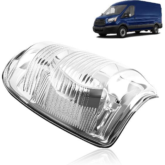 Passenger Side Mirror Turn Signal Lamp Lens Cover Fit for Ford Transit T150 T250 T350 2015 2016 2017 2018 2019 2020 2021 2022 Year, Side Mirror