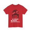 Heart Disease Awareness Shirt, In February We Wear Red Girls Women Shirt