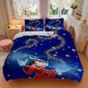 3pcs Mickey Mouse Printed Bedding Set, Breathable And Soft, Machine Washable, Christmas Gift Birthday Gift, Bedroom Decoration