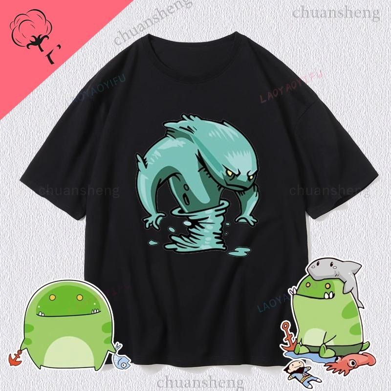Dota2 TShirts Game Hero Printed TShirt Top Shadow Fiend Pudge Axe Slardar Sven Wraith King Cent Phoenix Unisex Clothing