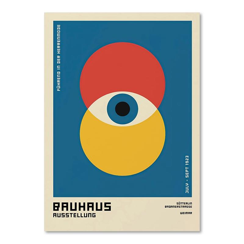 Abstract Bauhaus Geometric Lines Posters and Prints Nordic Japan Wall Art Canvas Painting Modern Pictures for Living Room Decor