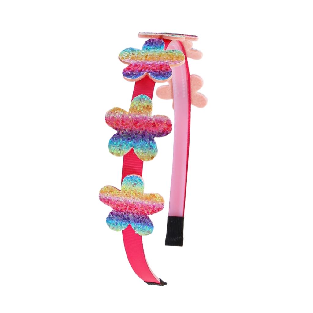 1/4pcs Glitter Star Headbands Party Decor Rainbow Butterfly Hairband Girls Headband Kids Children Party Favor Headwear