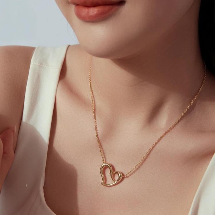 Copper Heart-Shaped Pendant Necklace – Ideal For Daily Wear