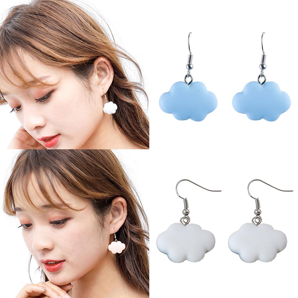 Damen Form Ohrringe Mädchen Harz Ohrhaken Legierung Stecker Ohrring Schmuck Feiertag Geburtstagsgeschenk