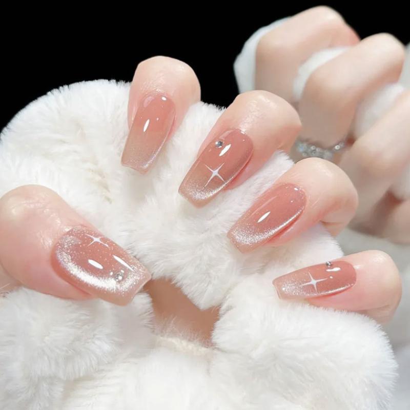 Oboustranná magnetická tyčinka pro magnetický lak Cat's Eye s ocelovými kuličkami Super silné magnetické pero na gelový lak Manikúrní magnetické nástroje