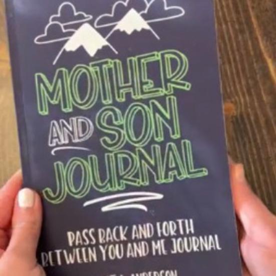 Mother Son Journal Teenage Boys Fun Prompt Notebook Thick Smooth Paper Family Journal