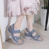 Casual Sandals Women'S Summer Fashion Leisure Wedges Open Toed Cutout Sandal On The Beach To Wear Flip Flops Chalas Mujer