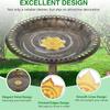 Reinforced Pure Copper Bird Bath Copper Disk Effective Purification Reliable Bird Bath Purification Disk Water Birdbaths Cleaner