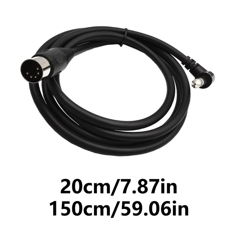 Din 5Pin To 6.35mm Cable 5Pin Din Male Connectors To 6.35mm Male Sound Connectors Cable For Musical Instrument Sound Equipment