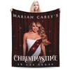 Mariah Carey Weihnachten Warme Weiche Decke Studenten Plüsch Überwurfdecke Bequeme Schlafzimmer Flanell Tagesdecke Sofa Bettbezug