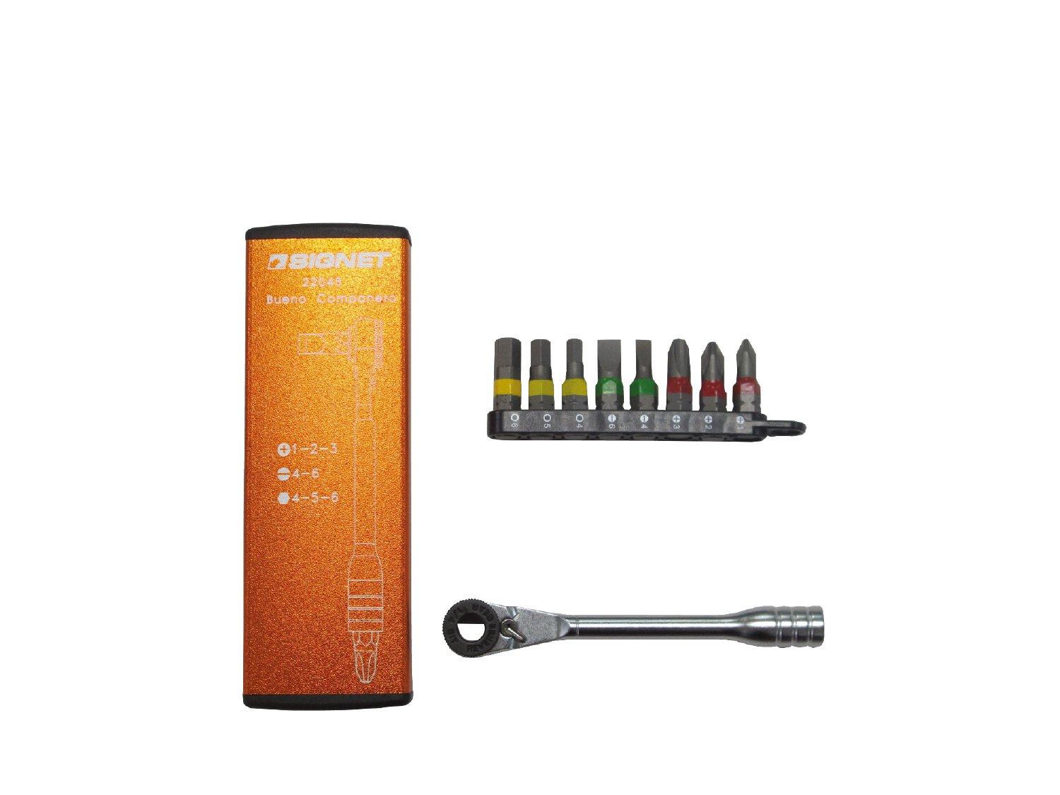 Набор мини-трещоток SIGNET, Оранжевый, 22048