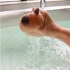 1Pc Cute Capybara Shaped Bath Ball Sponge Cleaning Brushes Easy Foaming Massage Ball Scrubber for Back  Exfoliating Kids Shower