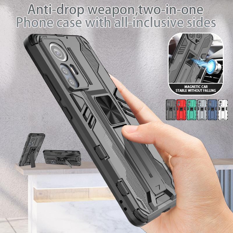 For Xiaomi Mi 12 Pro Case Car Magnet Holder Phone Case For Xiaomi Mi 12 12X Mi12 Pro Shockproof Armor Camera Protect Back Cover
