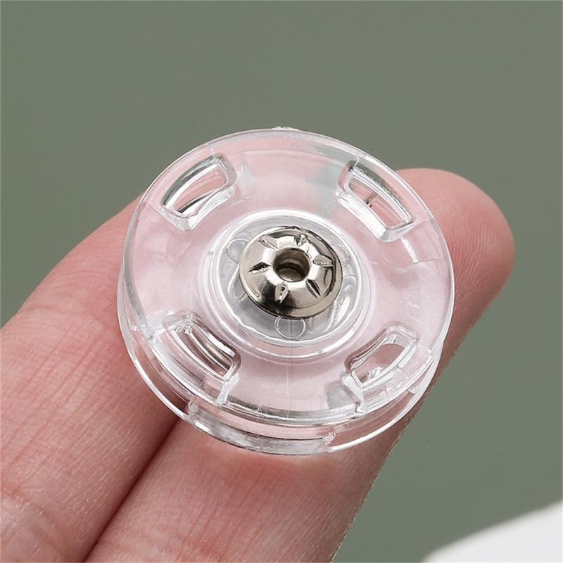 10Pcs Plastic Snap Buttons Invisible Sewing Button Fasteners For Kids Clothing Jeans Jackets Bag And Home Decoration