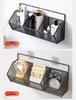 Punch-Free Wall-Mounted Kitchen Rack for Onion, Ginger, and Garlic Storage