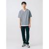 [Beams Heart] Absorbs Water and Dries Quickly, Cool To the Touch S/S TEE Slit Neck Fake Layer T-shirt Men's SMOKE_BLUE M 42040331286