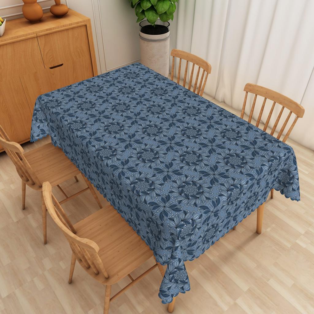 Sunflower Floral Tablecloth Plant Print Waterproof Oilproof Wedding Birthday Party Home Restaurant Dining Table Decor Repeatable