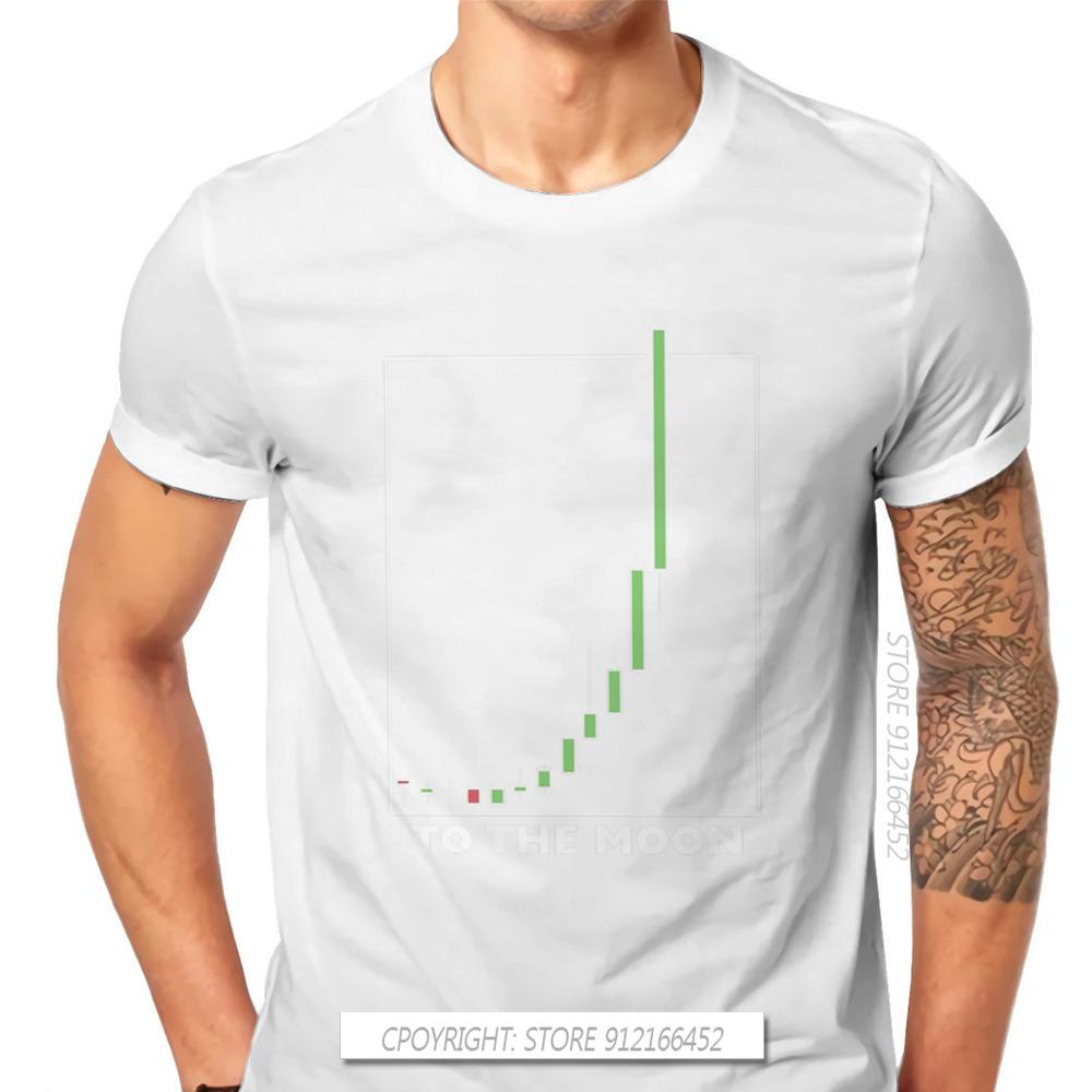 To The Moon Classic Wallstreetbets Stock Option Trading T Shirt Classic Graphic Big Size TShirt Big Sales Men