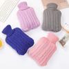 2L Hot Water Bag Protective Case Winter Removable Plush Cover Leakproof Hand Feet Warmer Faux Fur Flee Hot Water Bottle Covers