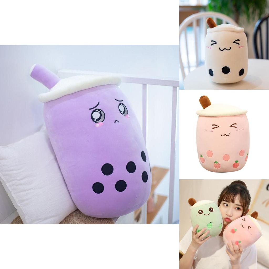 Urocza pluszowa poduszka w kształcie kubka do Bubble Tea Boba dla przytulnej miękkości w 4 rozmiarach