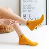 10 Pairs of Women's Teddy Bear Dot Embroidered Ankle Socks