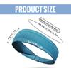WRELS Sport Headband Sweatband Running Hair Band Yoga Fitness Gym Workout Mesh Breathable Moisture Wicking Anti Slip Hairband
