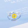 New 925 Sterling Silver Ring AAA Zircon Adjustable Simplicity Fashion Exquisite Women Jewelry Accessories Wedding Party Gift