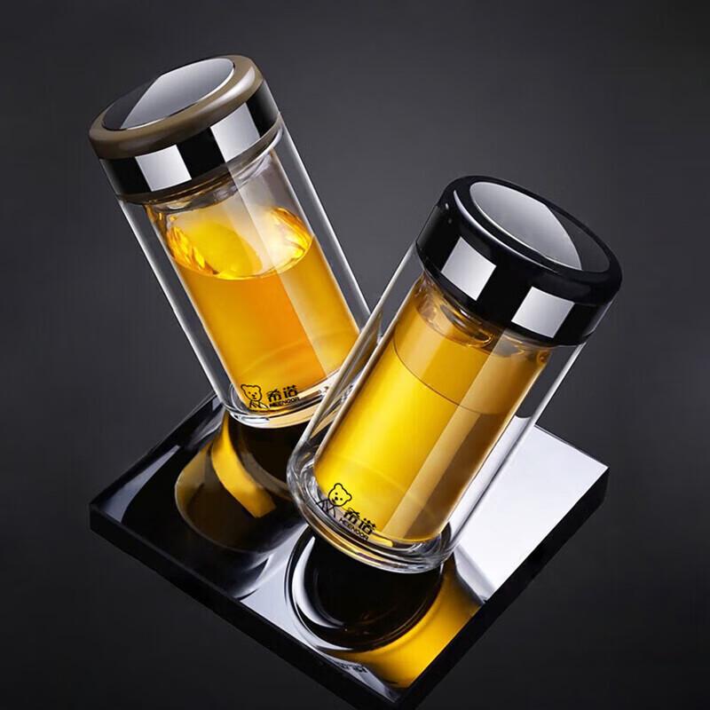 Xinuo Double-Layer Glass Tea Infuser Cup