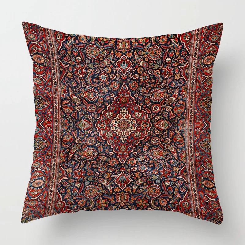 Moroccan Style Pillowcases with Complicated Patterns, Living Room Sofa Cushion Covers, Home Pillowcase Decoration