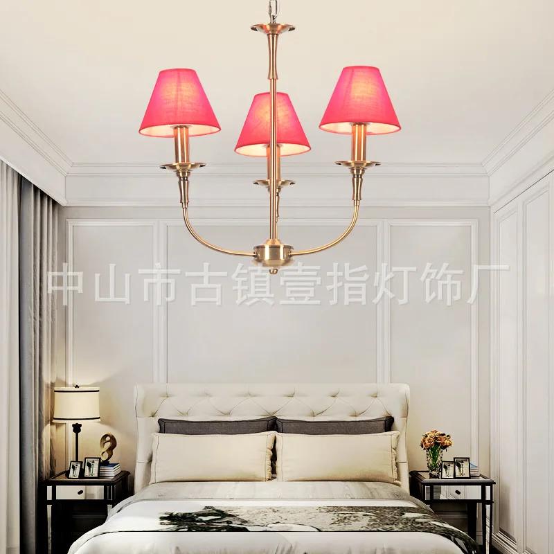 

American living room modern minimalist bedroom wrought iron European retro black dining room art fashion Pendant Lights LX111706