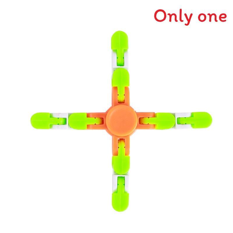 

Versatile Fingertip Decompression Chain Gyroscope For Kids And Adults помаранчевий