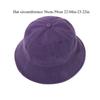 Washable Solid Color Bucket Hat Twill Fabric Casual Japanese Style Black Sun Hat For Men Women Autumn Winter Outdoor Cap