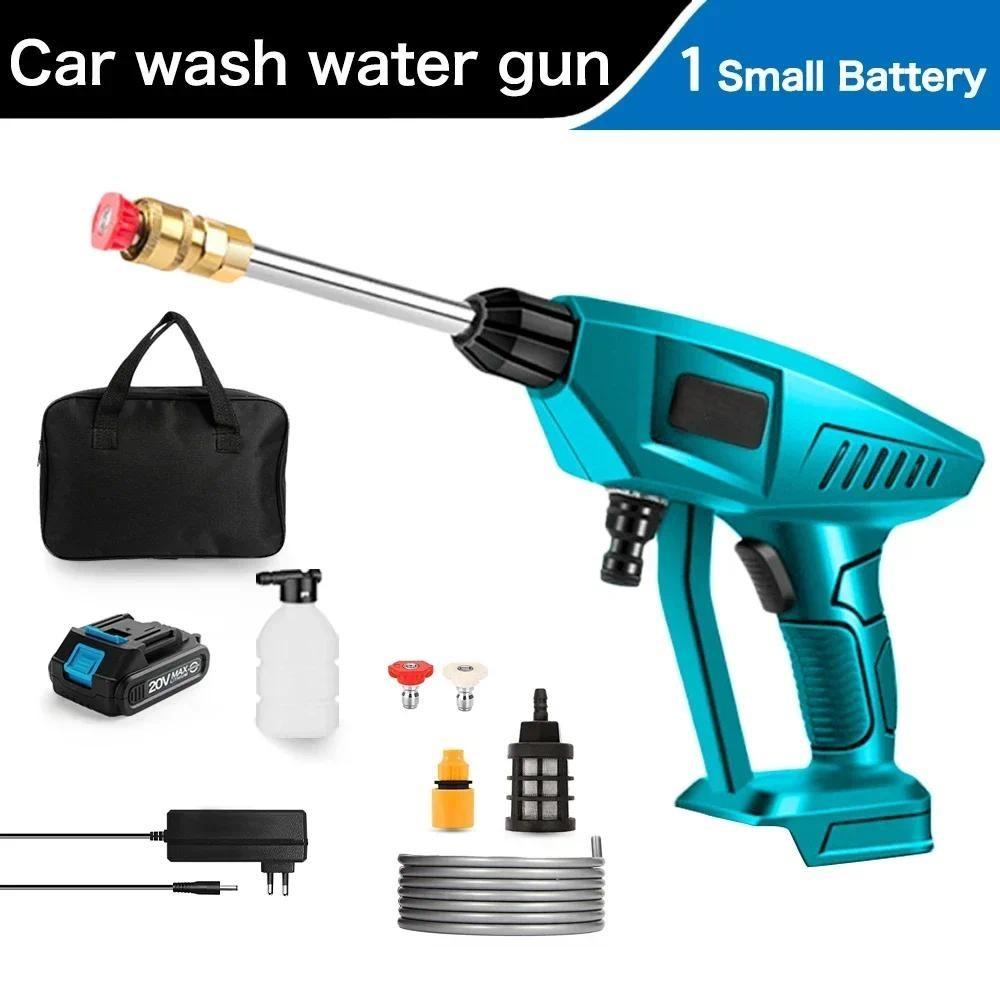 Outdoor Portable Car Wash Machine Rechargeable Power Garden Tool Wireless High Pressure Cleaning Water Spray Gun New