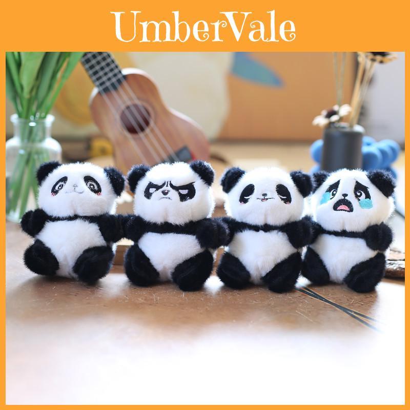 Cute National Treasure Panda Plush Keychain Ultra-soft Stuffed Animal