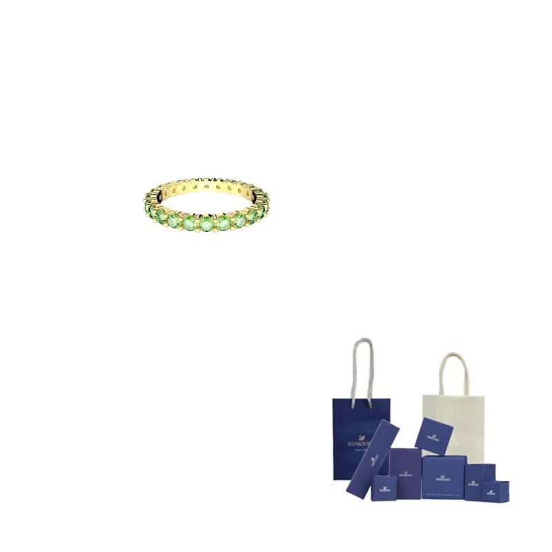 Swarovski Matrix crystal-embellished ring 55-Original Brand Box And Bag