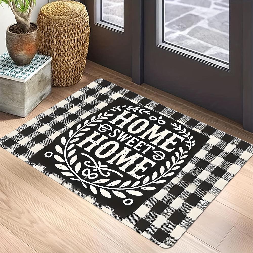Vintage Pink Heart Entryway Welcome Mat Cute Succulents Area Rug Non-Slip Floor Carpet for Home Kitchen Corridor House Doormat