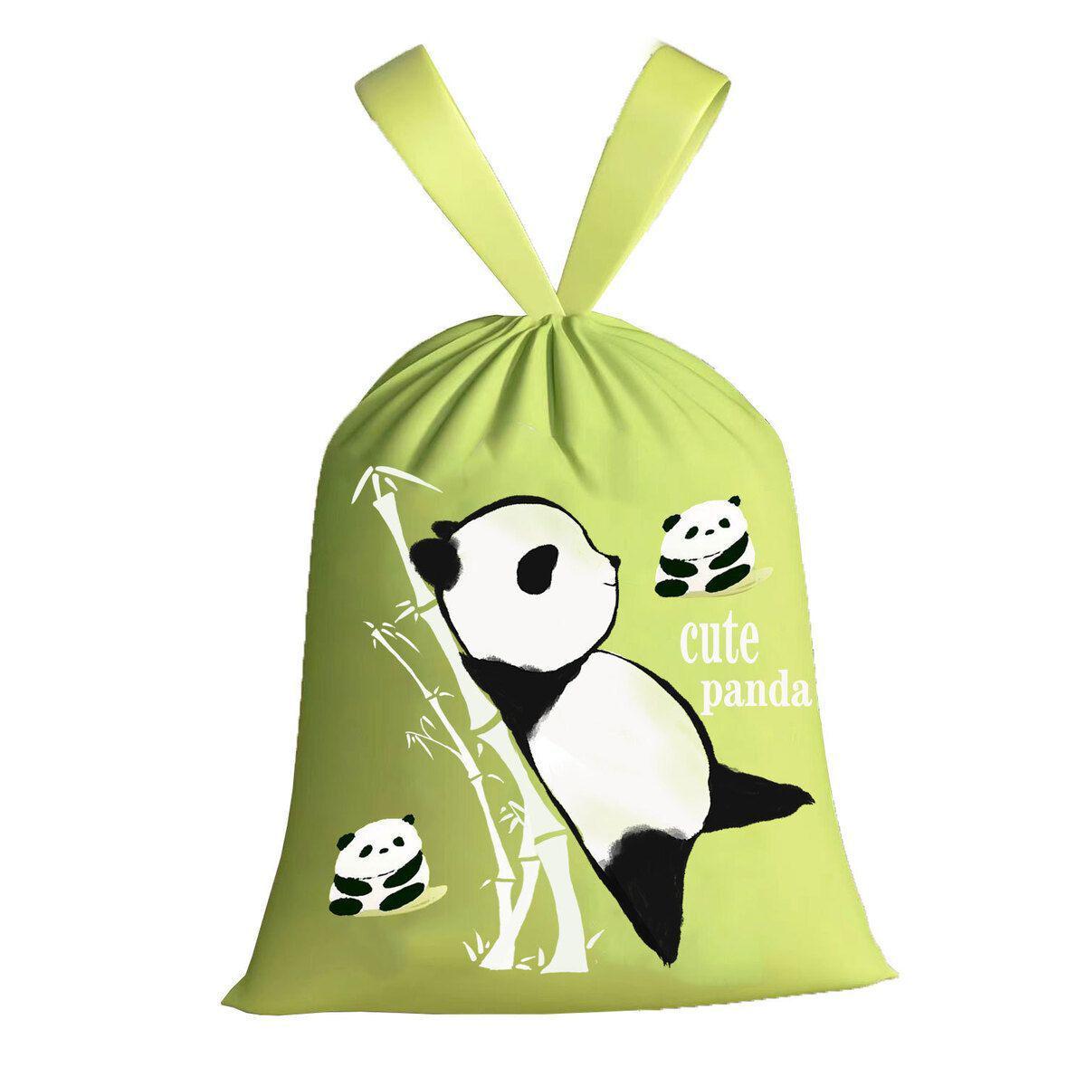 

Panda Style Rabbit Tear Drawstring Garbage Bags, 2 Rolls, Newcomer 0.01 Free Shipping, National Tide Design, Thickened for Easy Extraction. Drawstring Garbage Bag - Panda - 2 Rolls 30 Bags