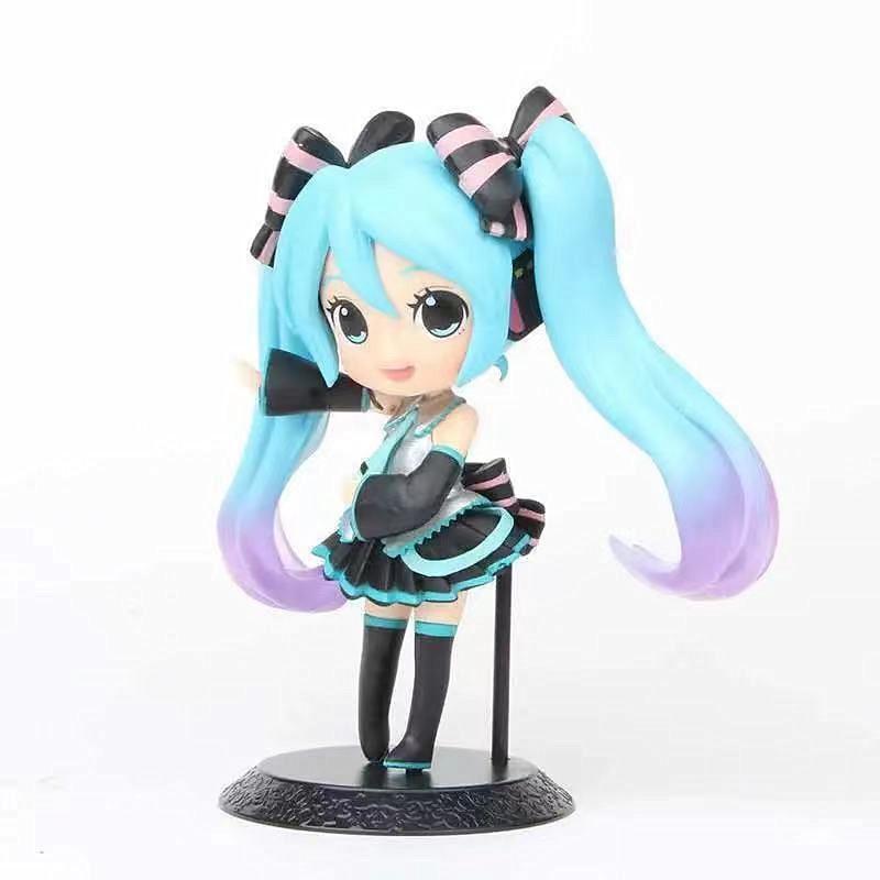 15-20cm Hatsune Miku Spielfigur Hatsune Cartoon-Puppe Exquisites Mädchenpuppen-Modell Spielzeug Haus Auto Dekoration Kindergeburtstagsgeschenk