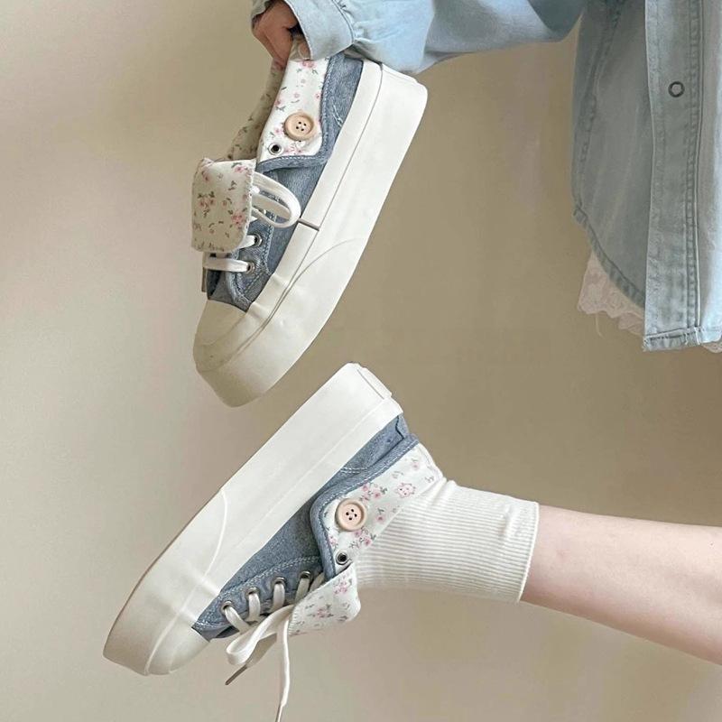 New Versatile Canvas Shoes for Women Casual Board Shoes
