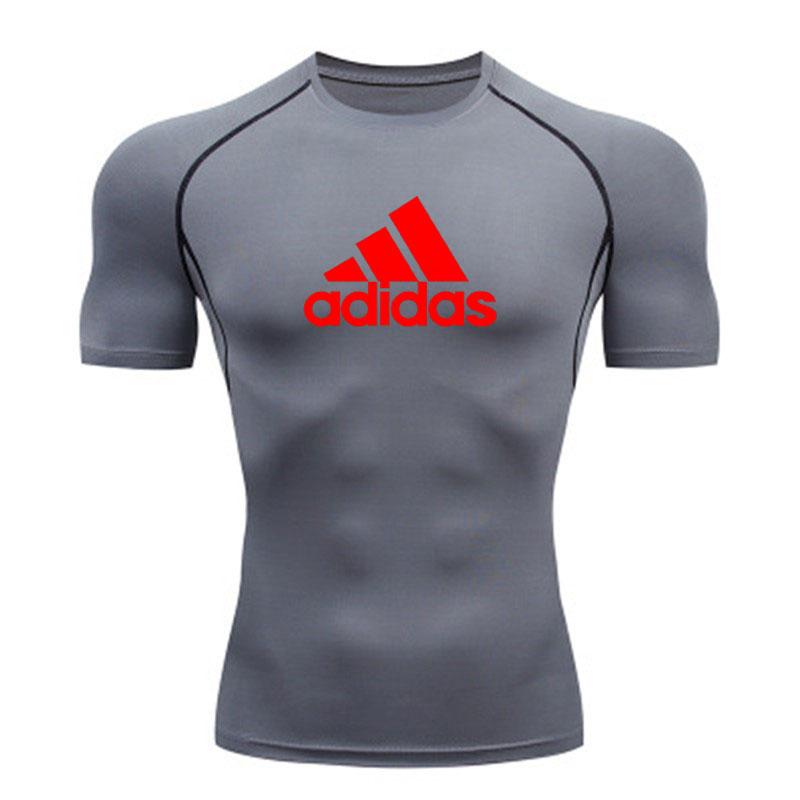 Men's Quick Dry Compression Athletic T-Shirt Breathable Stre
