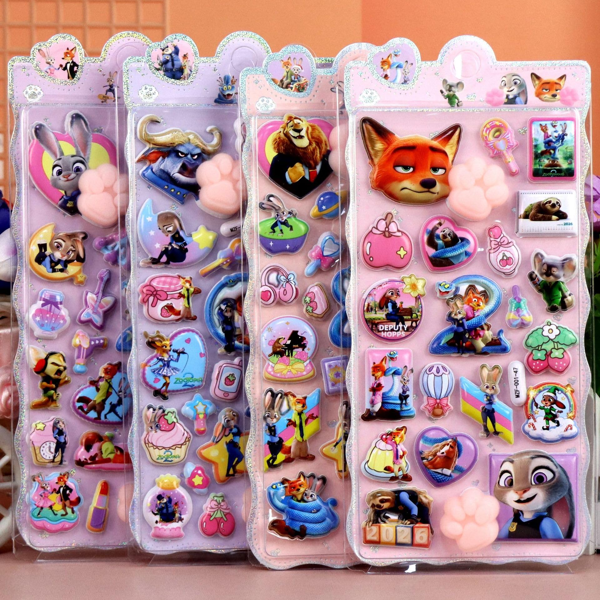 

YAYAMIYA 4-Piece 3D Silicone Buttocks Stickers Puffy Glossy Cute DIY Smartphone Case SNS Kids Girls Boys Toys Birthday