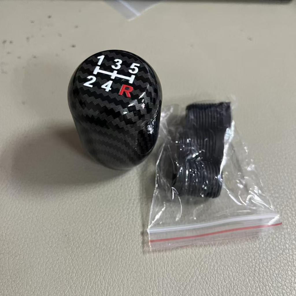 Universal Racing 5/6 Gang Aluminium Auto Schaltknauf Schwarz Carbon Schaltknauf Schalthebel Automatikgetriebe