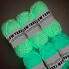 Novel Functional Yarn Glow In the Dark Polyester Luminous Yarn 2mm For Knitting Sweater Hat Glowing Yarn