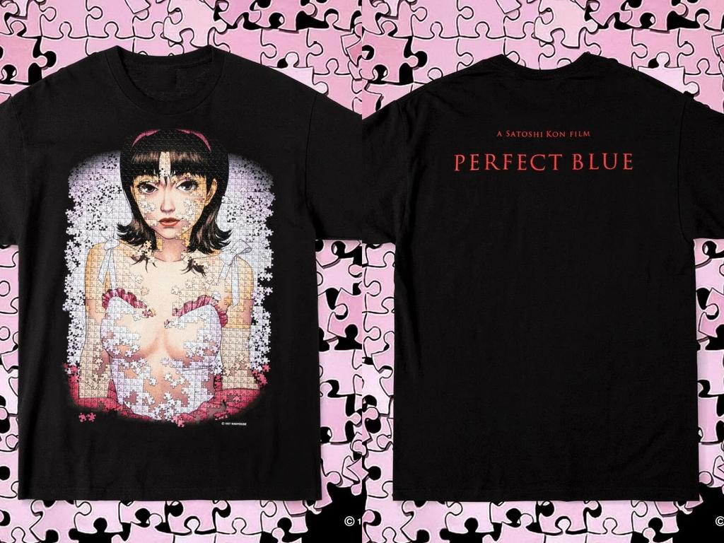 Summer Men T-shirts Perfect Blue Anime T-shirts Oversized Y2k Graphic Crew Neck Short Sleeve Casual Cotton Women Men Unisex Tops