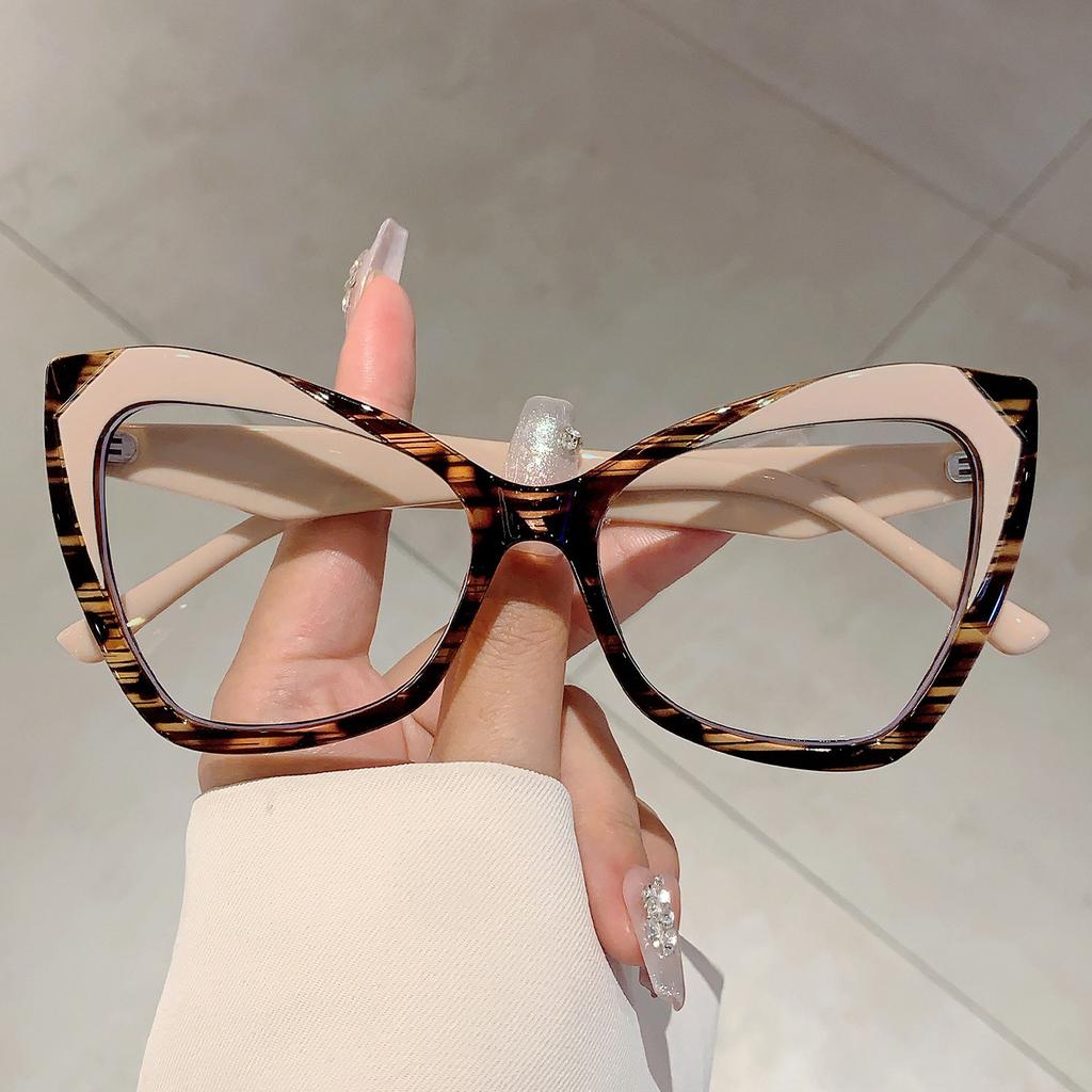 Vintage Anti Blue Light Blocking Butterfly  Glasses Women For Female Luxury Brand Designer Myopia Prescription Optical Frame
