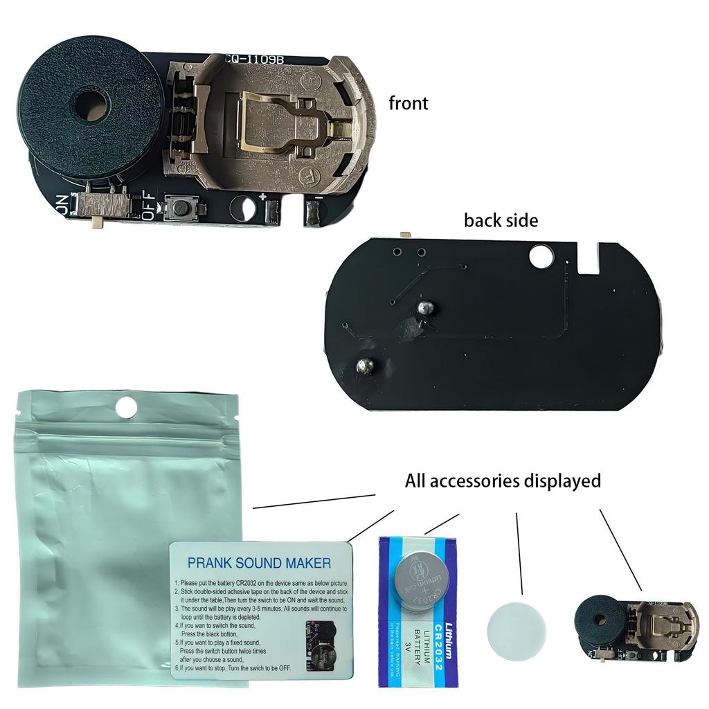 1PCS Cricket Noise Generator Hidden Prank Toy Several Months Long Sound Office Home Amusing Small Gag Portable Trick Fun Gadget