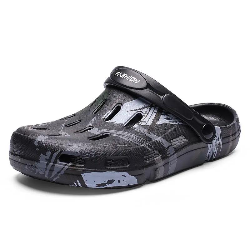 Slippers for Men Beach 2024 Fashion Pvc Sandals Man Adult Style Clappers Elegant Comfortable Rubber Mascullino Casual Shoes Y2k